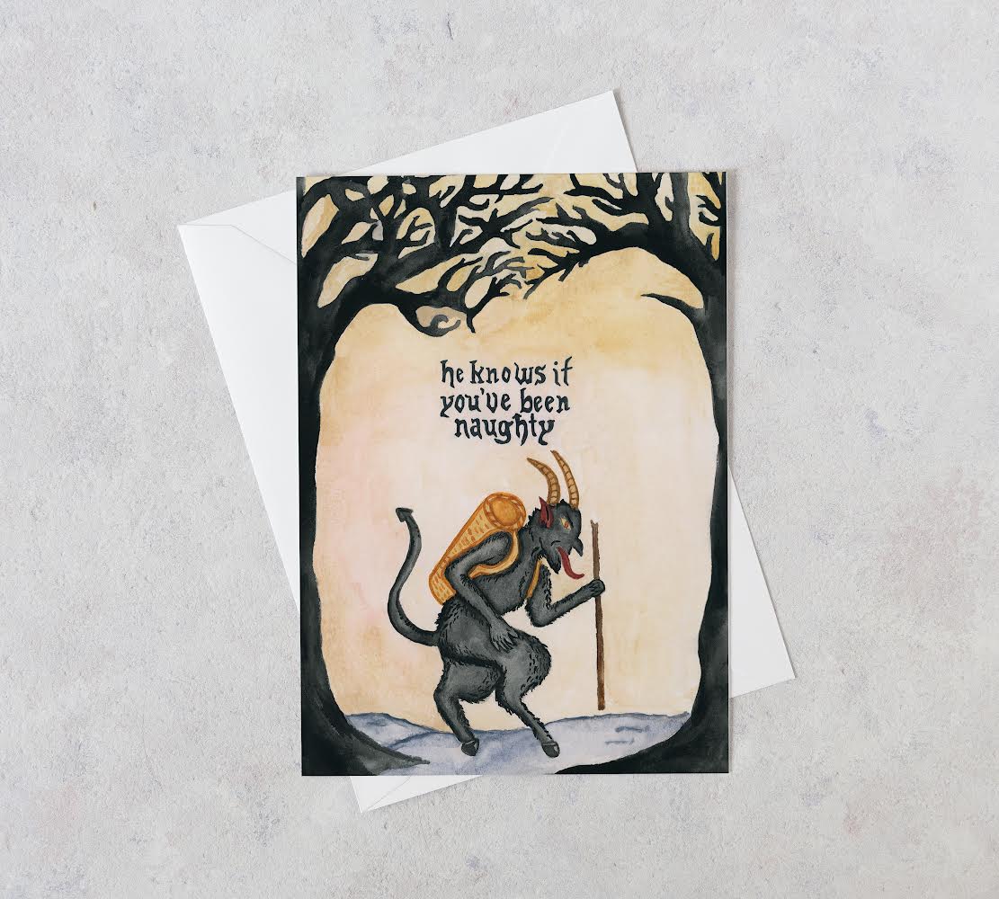 Krampus Holiday Card