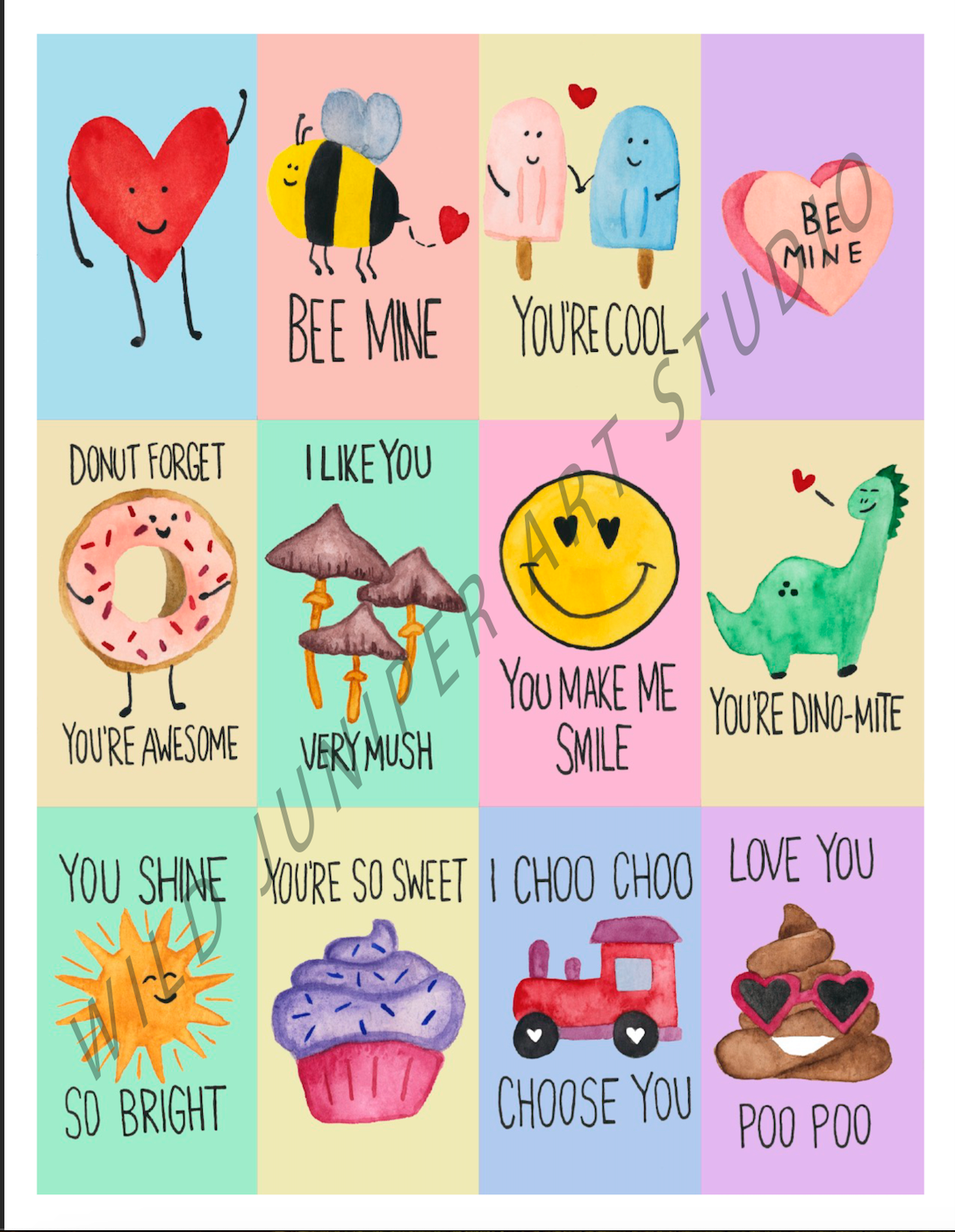 Mini Valentine's Day Cards
