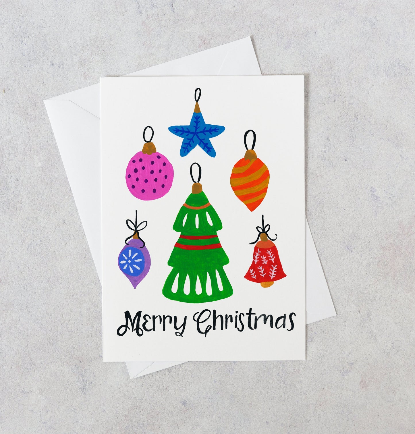 Christmas Ornaments Card