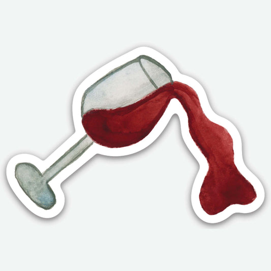 Wine Glass Sticker