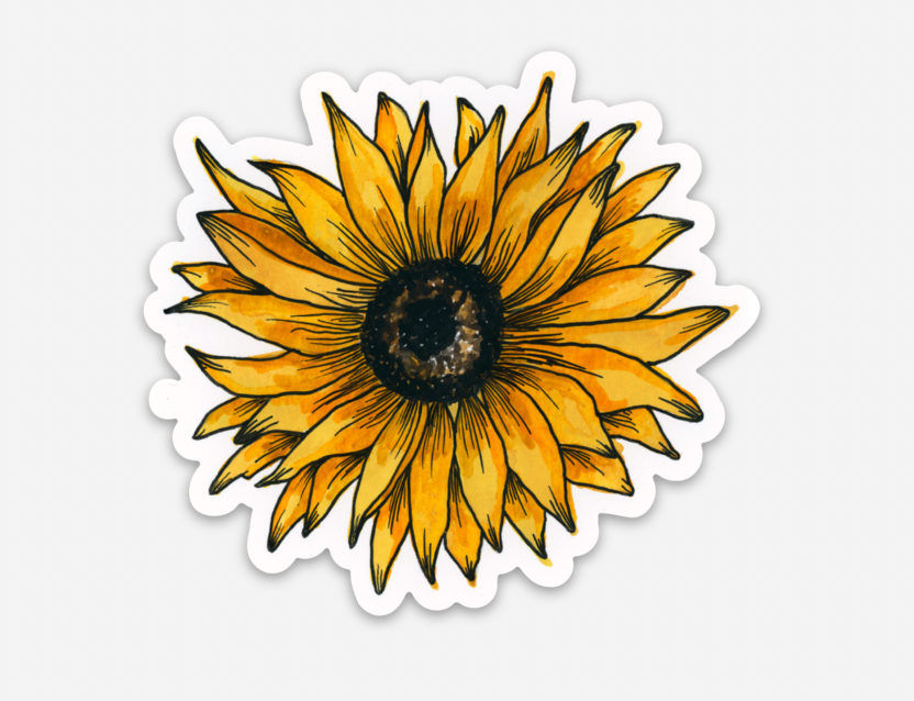 Sunflower Sticker