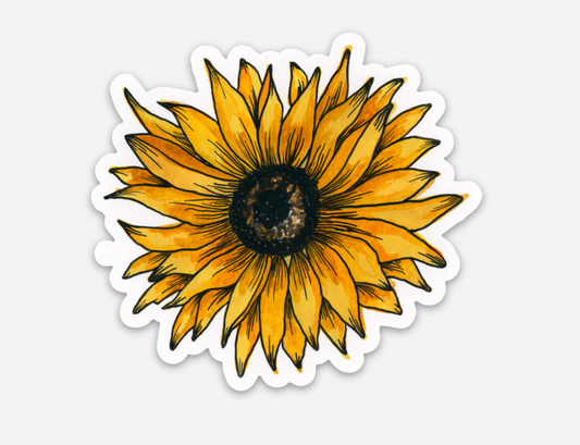 Sunflower Sticker