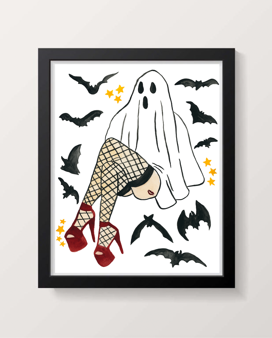 Ghost Babe Print