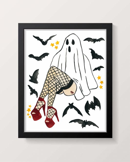 Ghost Babe Print