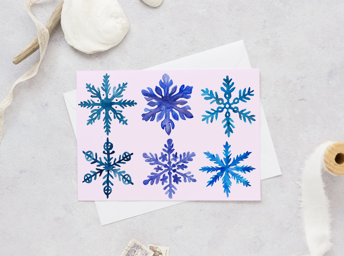 Snowflake Christmas Card