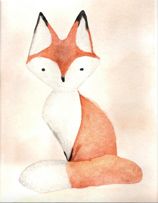 Cute Fox Print