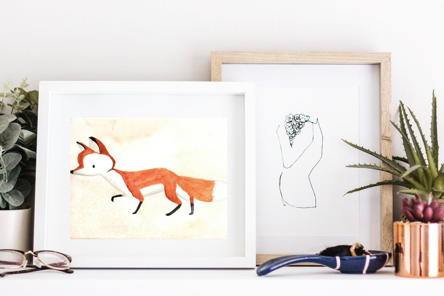 Charming Fox Print