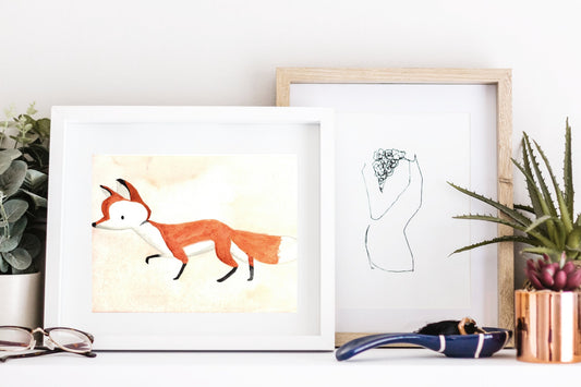 Charming Fox Print