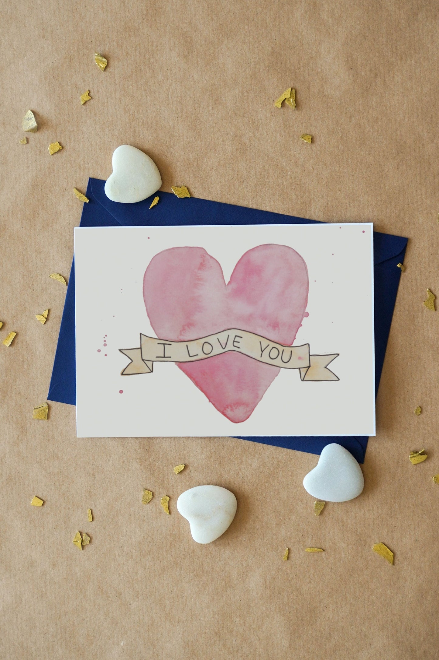 I Love You Card Valentine's Day Card