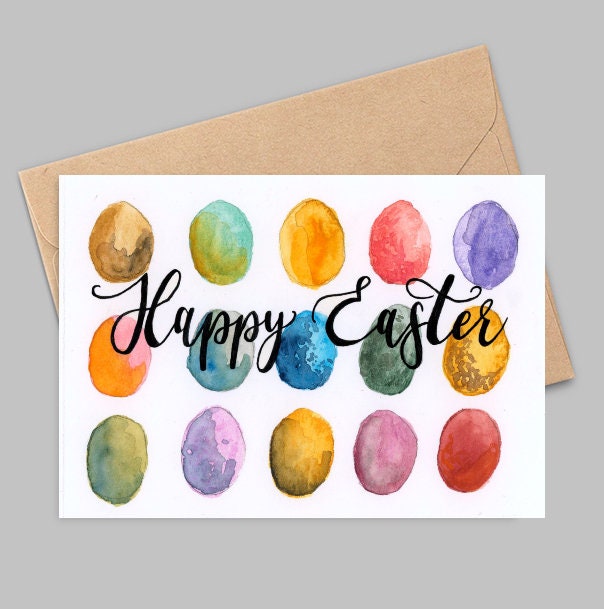 Happy Easter - Easter Eggs Card