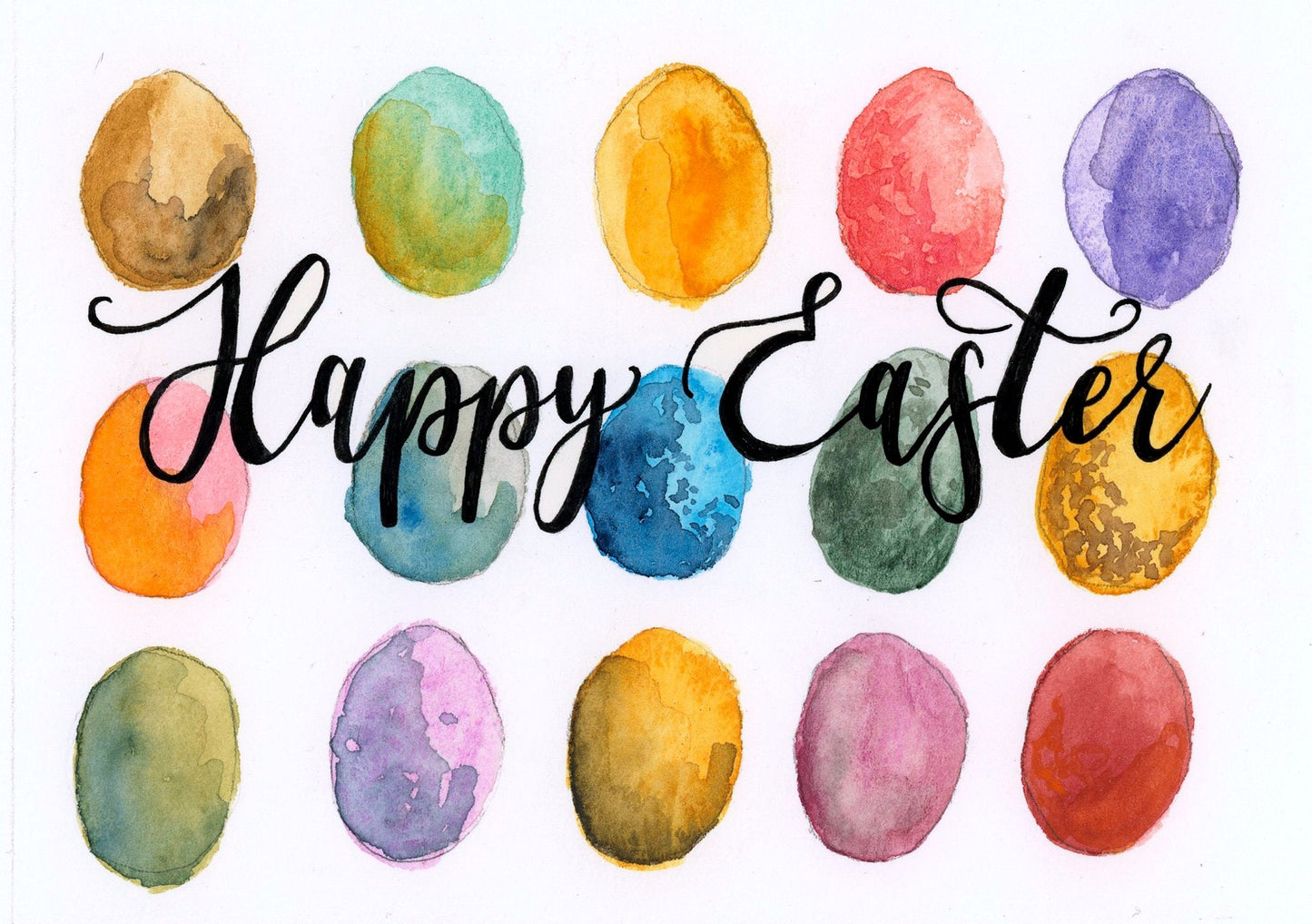 Happy Easter - Easter Eggs Card