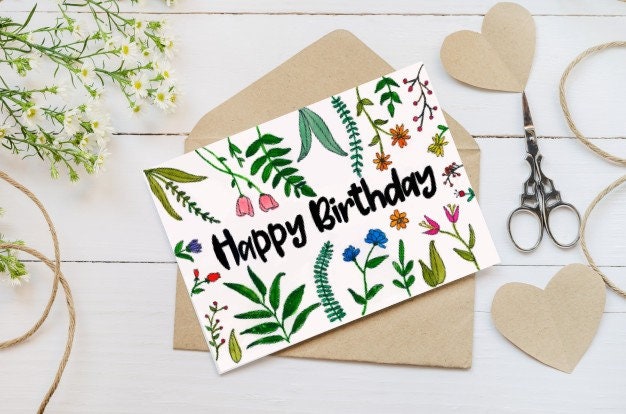 Botanical Happy Birthday