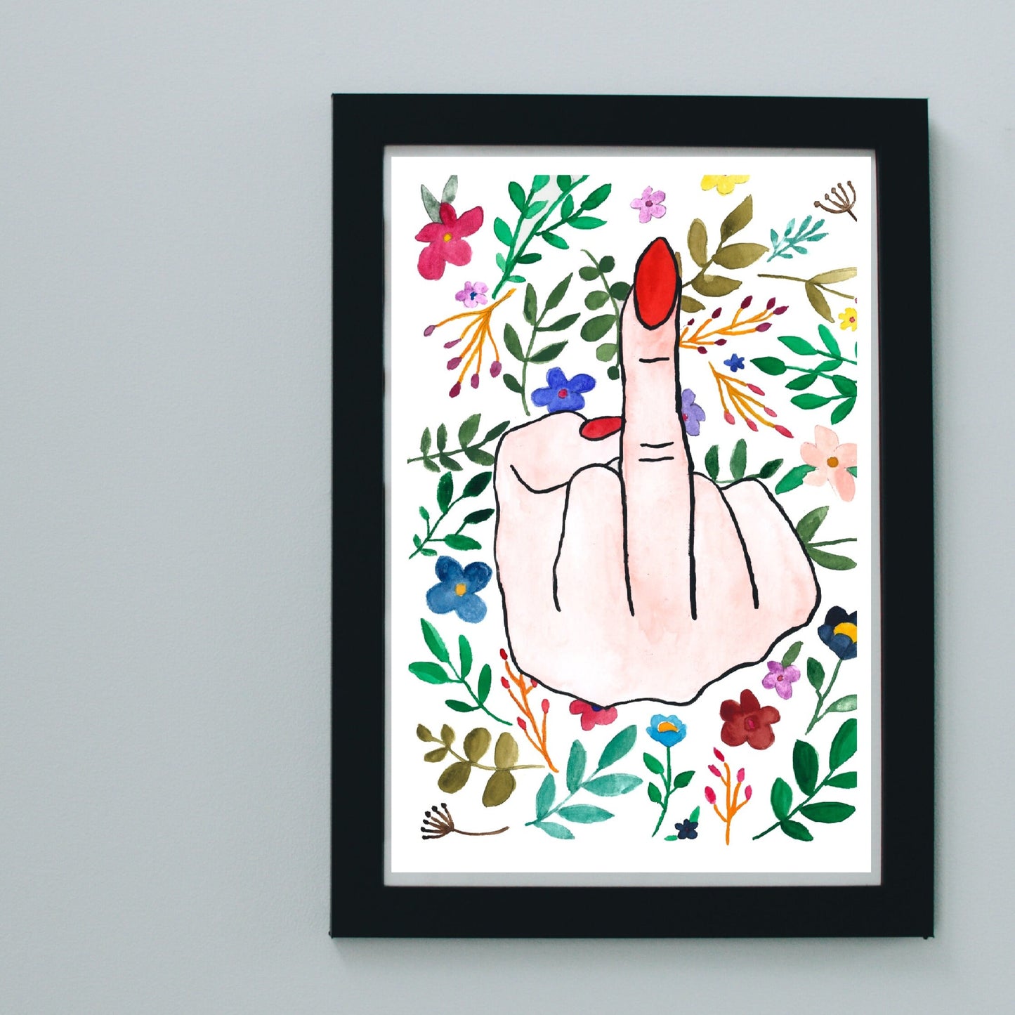 Middle Finger Print