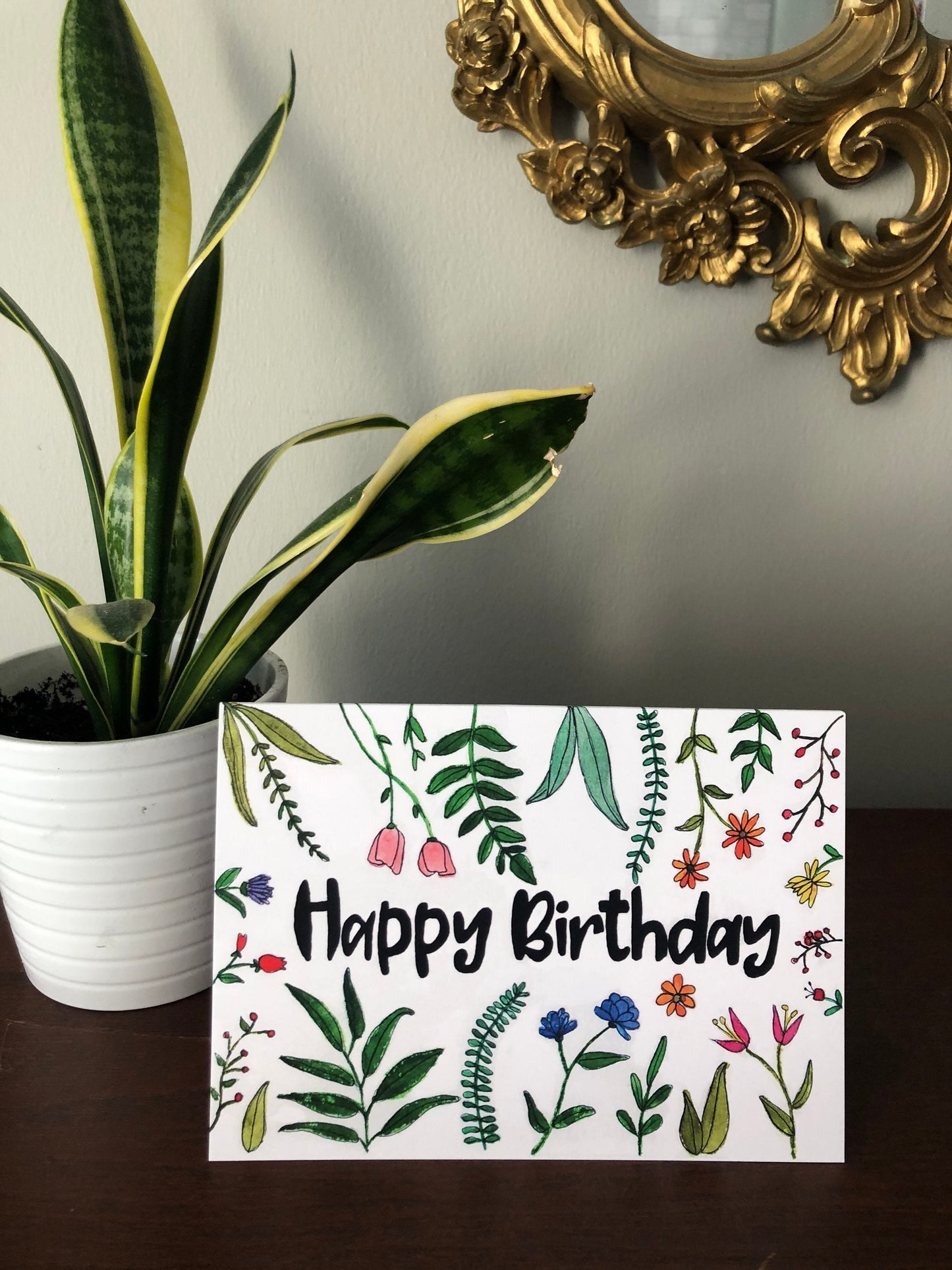 Botanical Happy Birthday