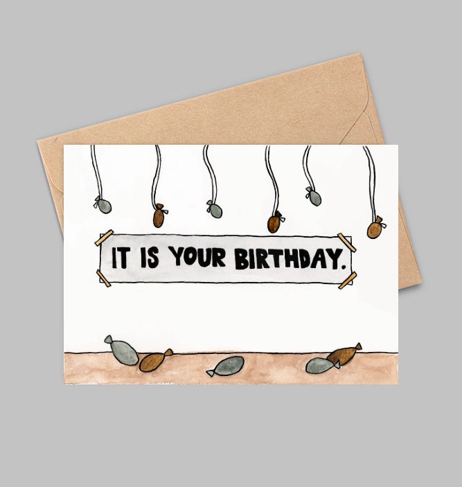 "It Is Your Birthday" The Office Birthday Card