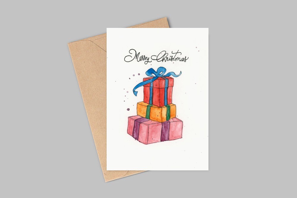 Gifts Christmas Card