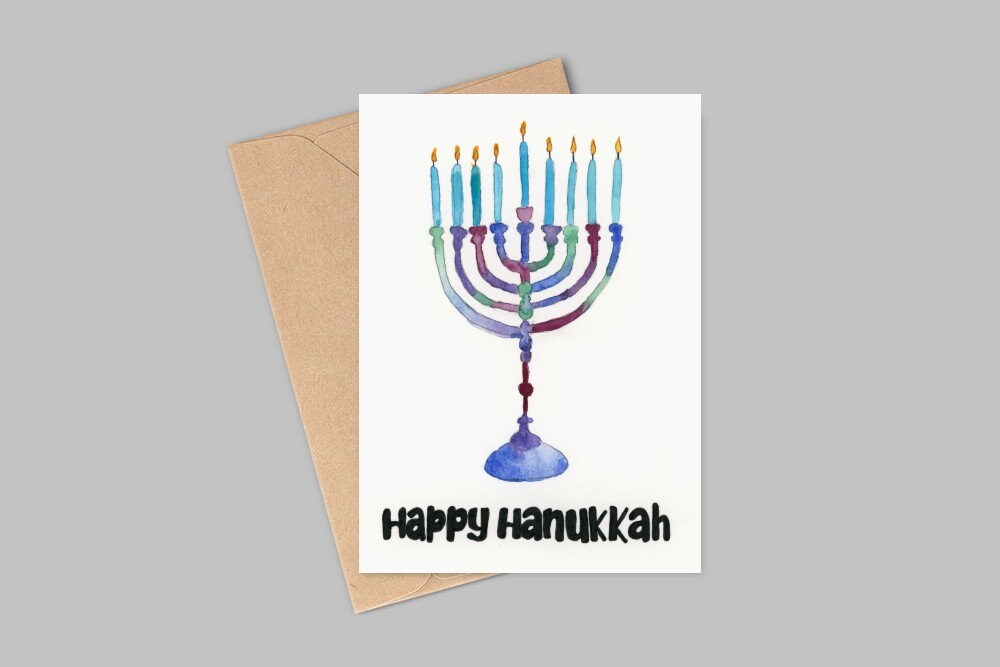 Happy Hanukkah Card