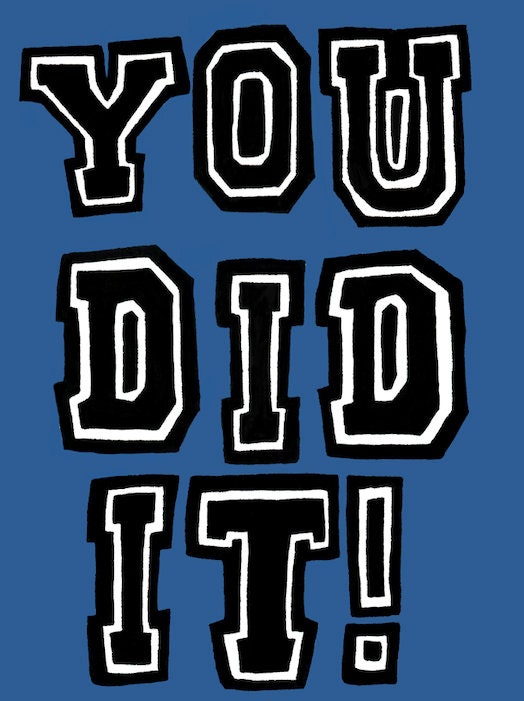 You Did It Card, Graduation Card