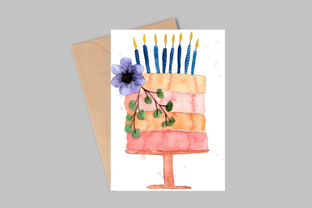 Birthday Cake Card