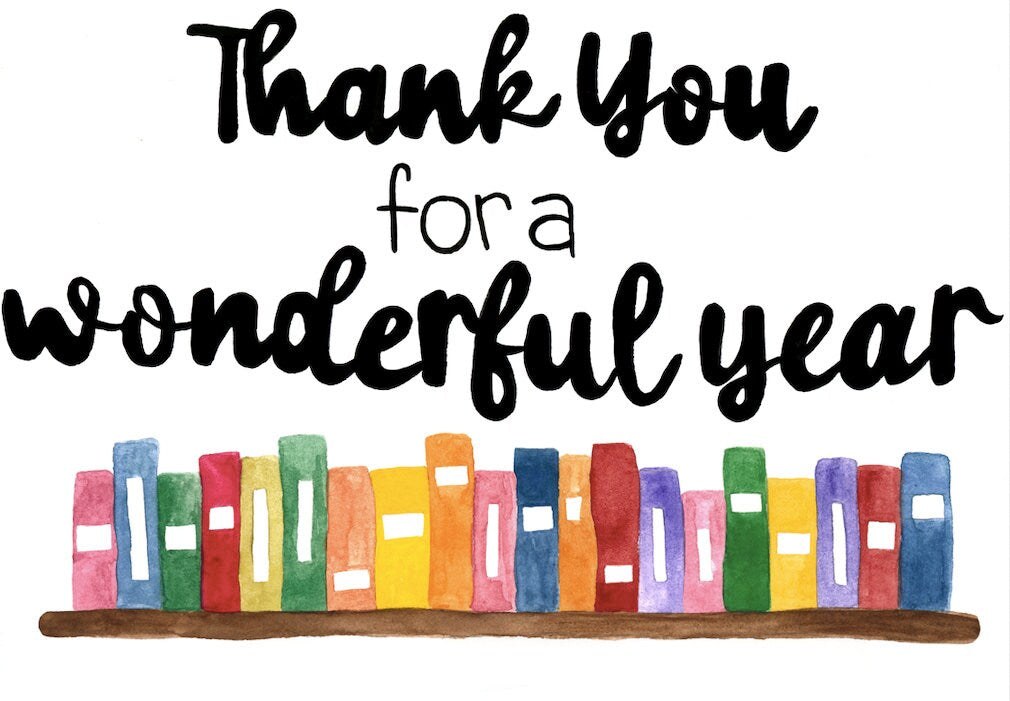 Thank You For A Wonderful Year Card