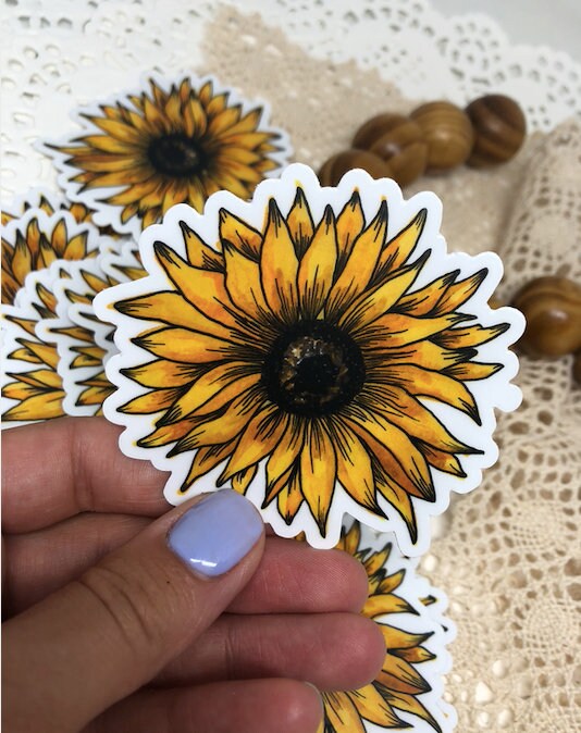 Sunflower Sticker