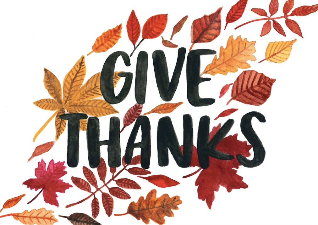 Give Thanks Thanksgiving Card