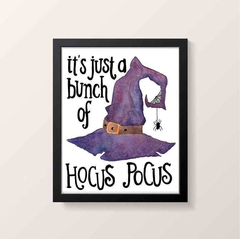 It's All Just Hocus Pocus Watercolour Painting