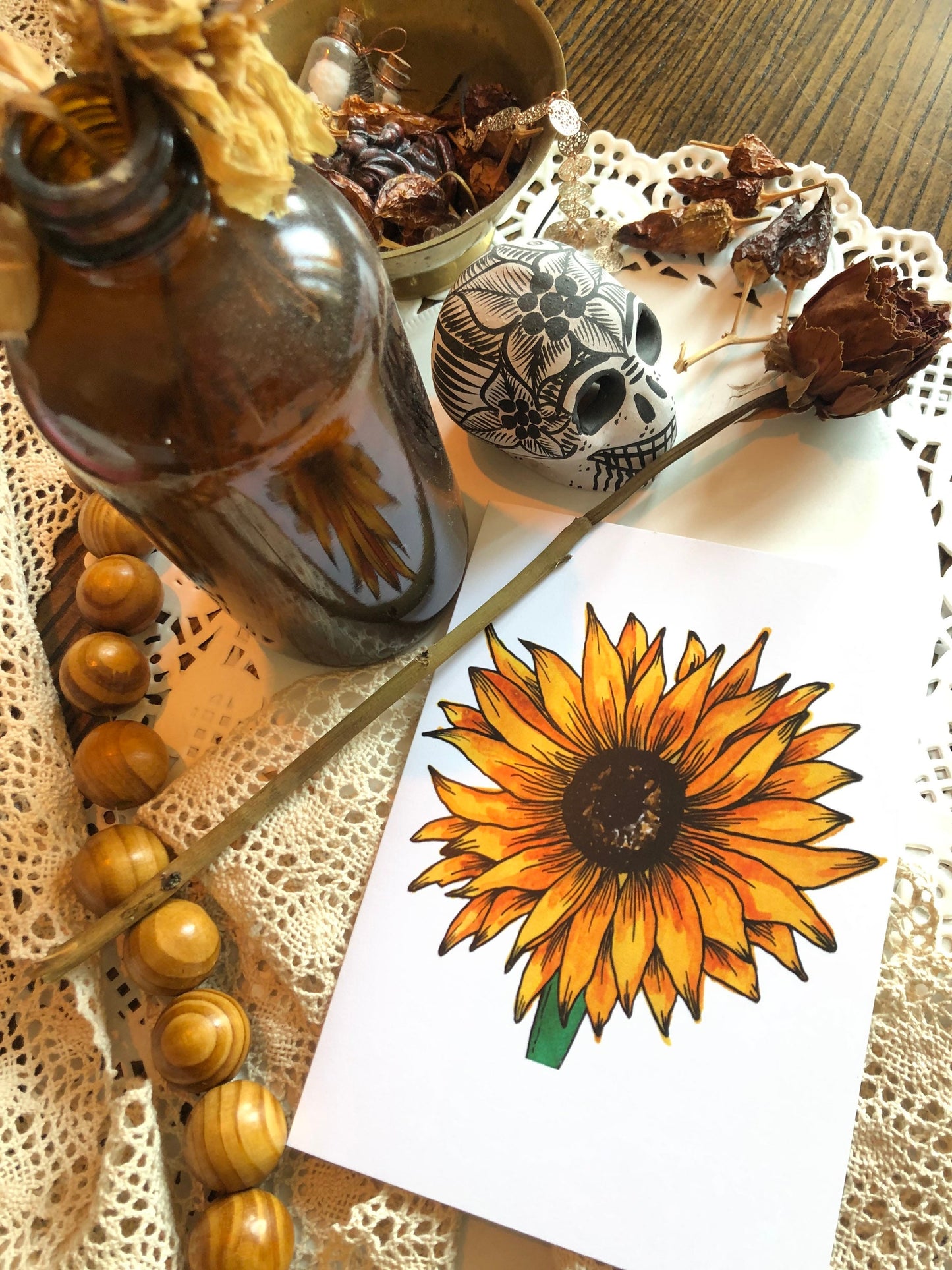 Sunflower Greeting Card
