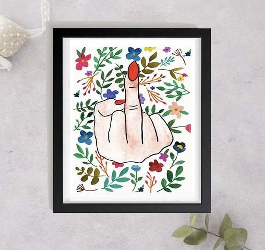 Middle Finger Print