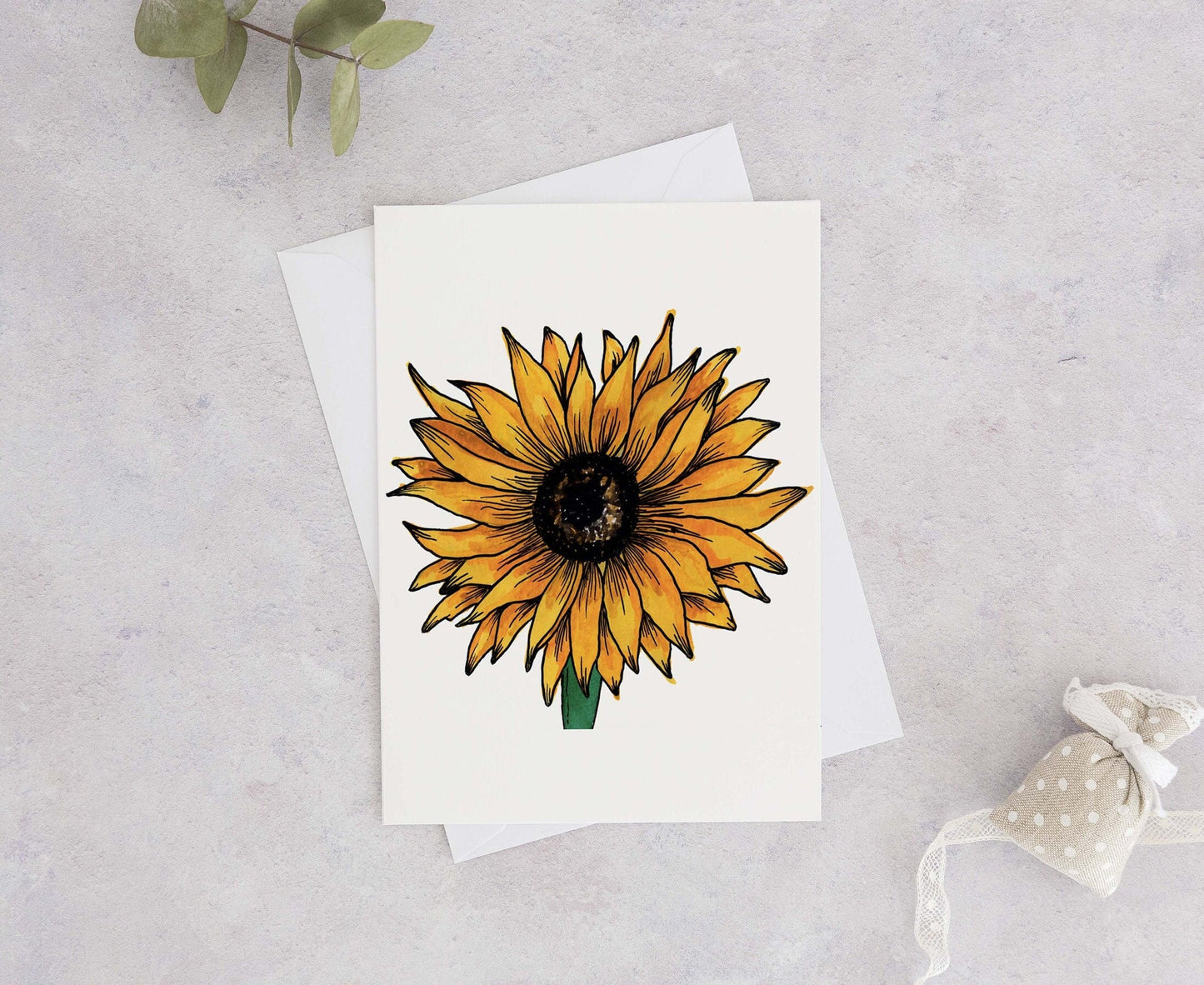 Sunflower Greeting Card