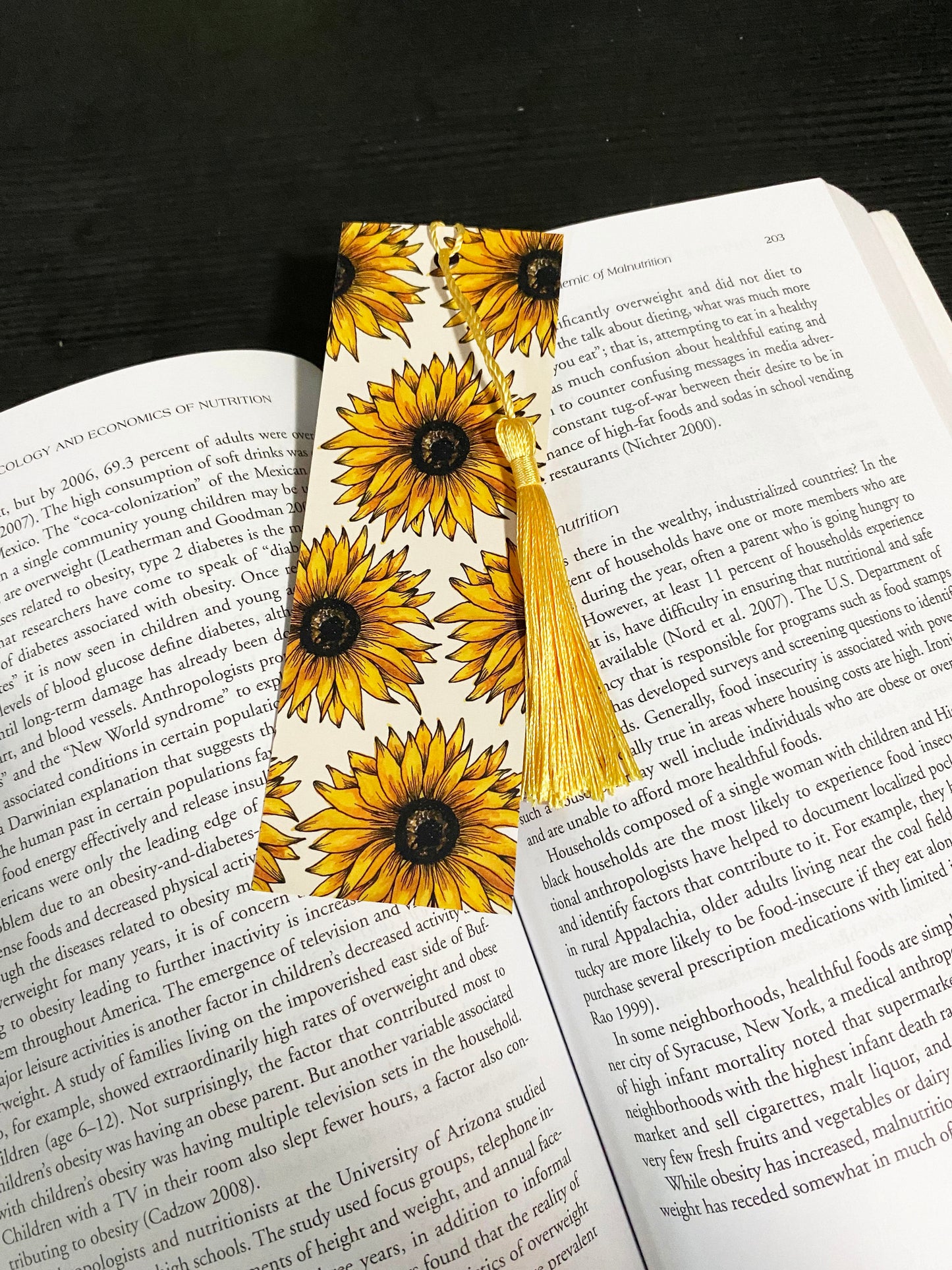 Sunflower Bookmark