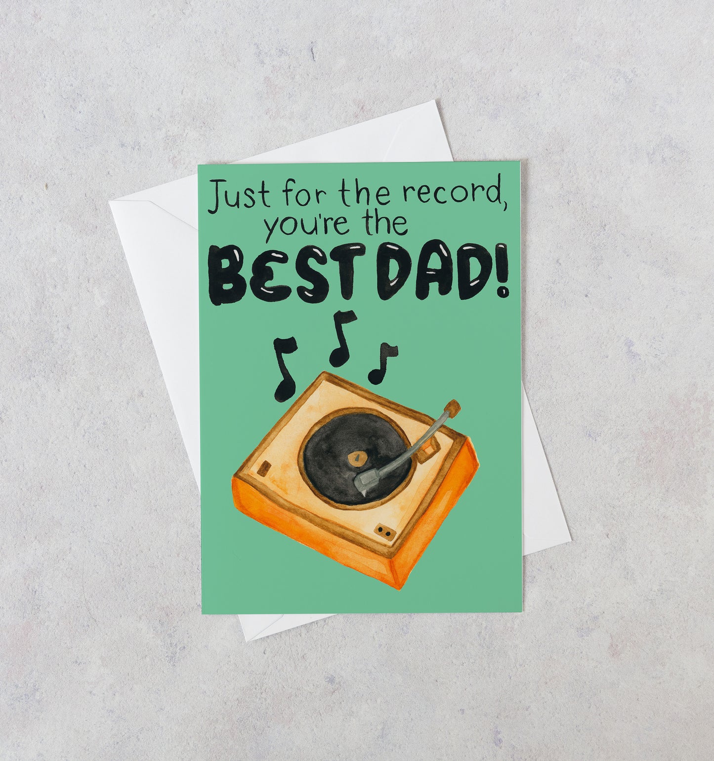 Just For the Record - Father's Day Card