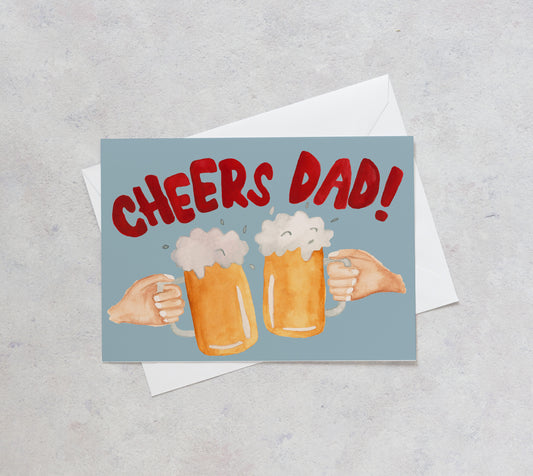 Cheers Dad - Father's Day Card