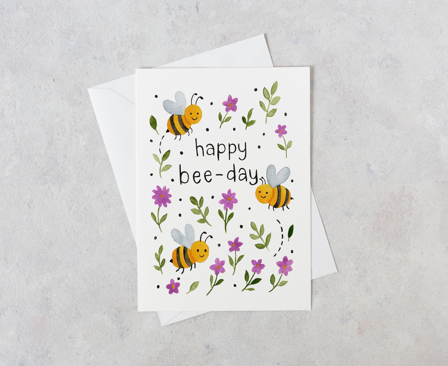 Happy Bee-Day Birthday Card