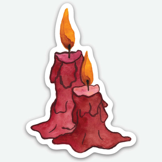 Melted Candles Sticker