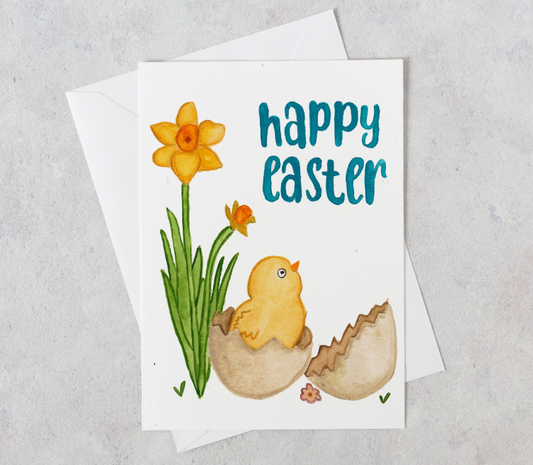 Baby Chick - Happy Easter Card