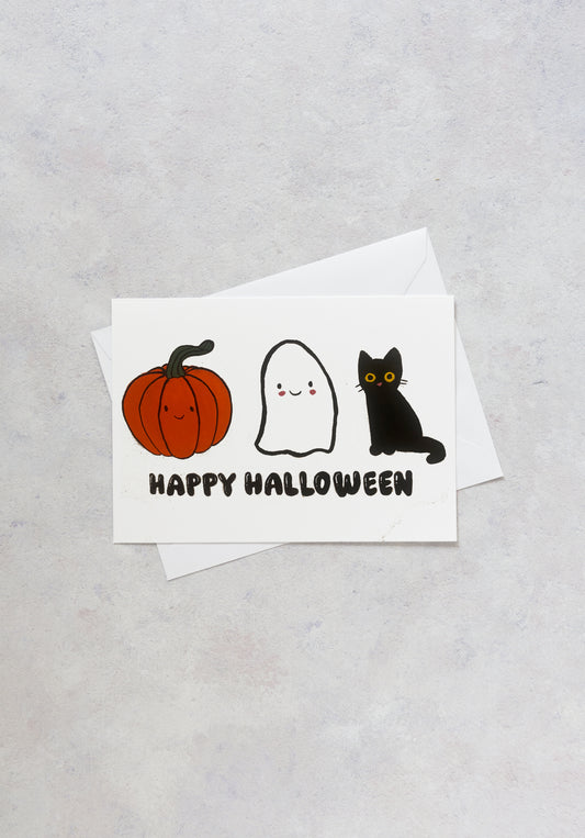 Spooky Trio Halloween Card