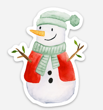Snowman Sticker
