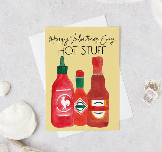 Hot Stuff Valentine's Day Card