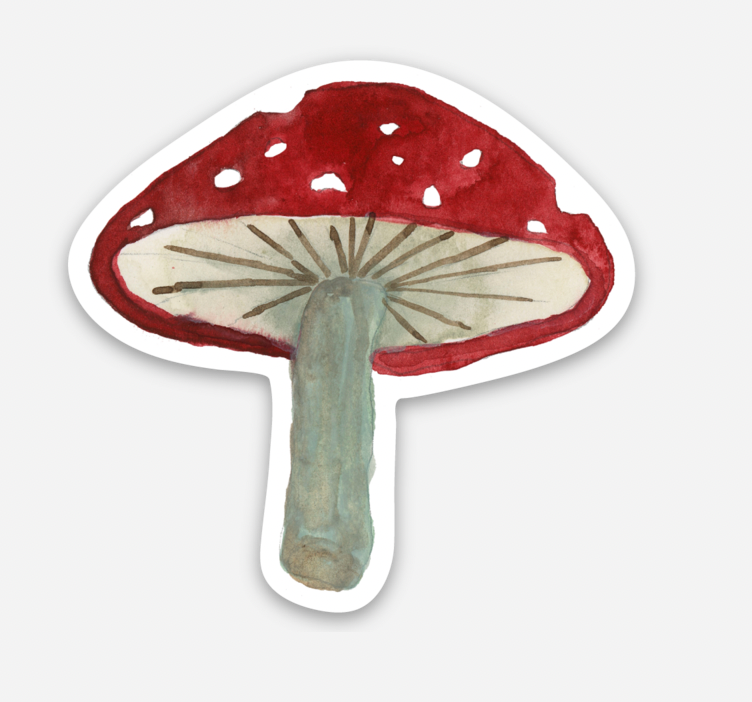 Mushroom Sticker