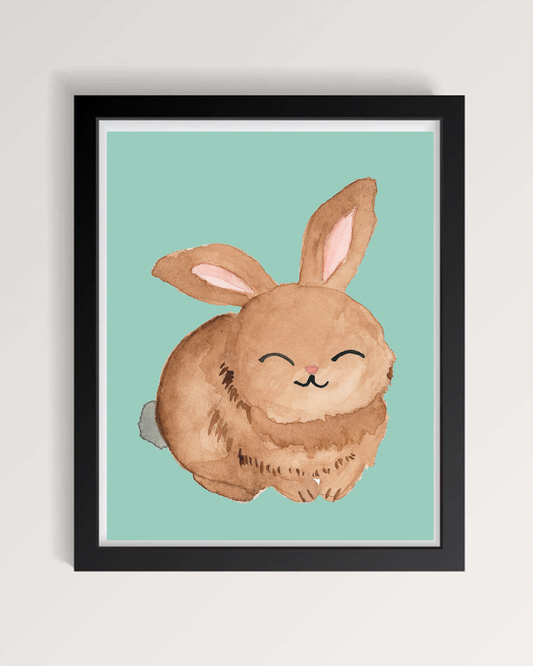 Brown Bunny Print