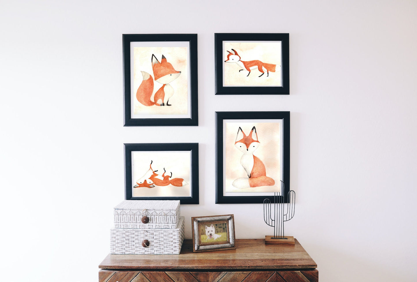 Adorable Fox Print