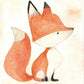 Adorable Fox Print