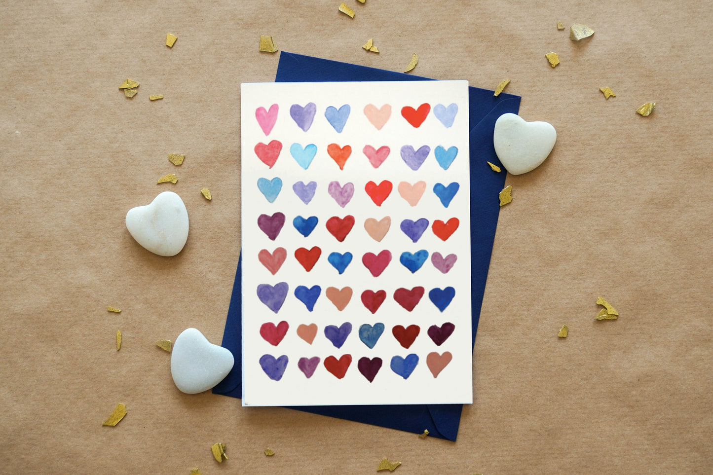 Hearts Valentine's Day Card