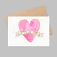 I Love You Card Valentine's Day Card