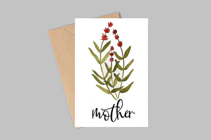 Floral Mother's Day Card