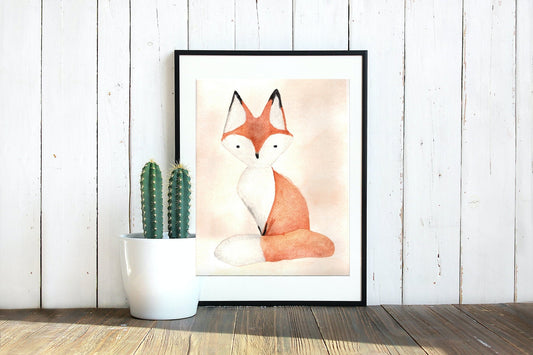 Cute Fox Print