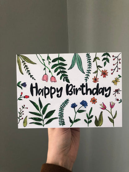 Botanical Happy Birthday