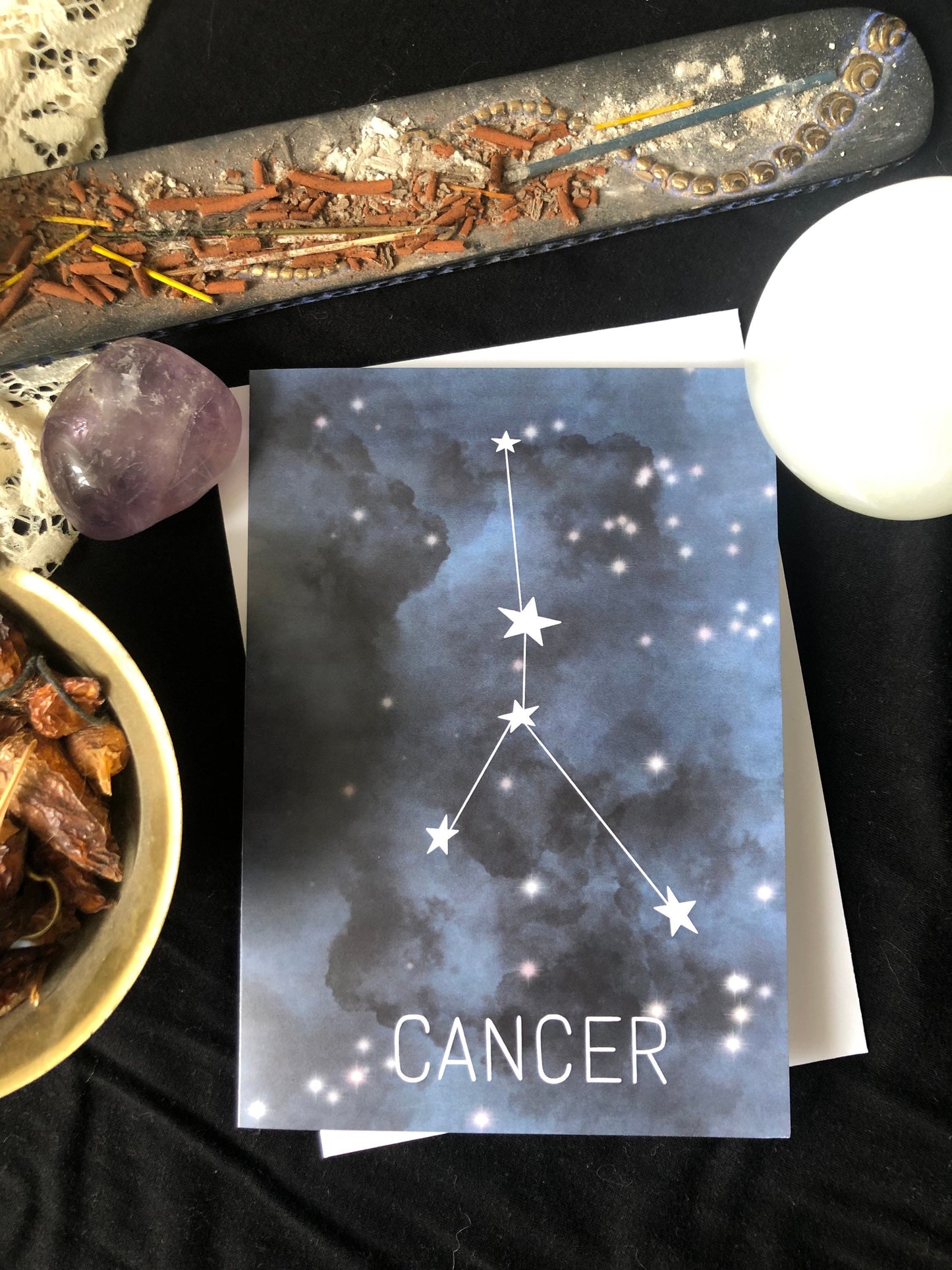 Cancer Constellation Birthday Card