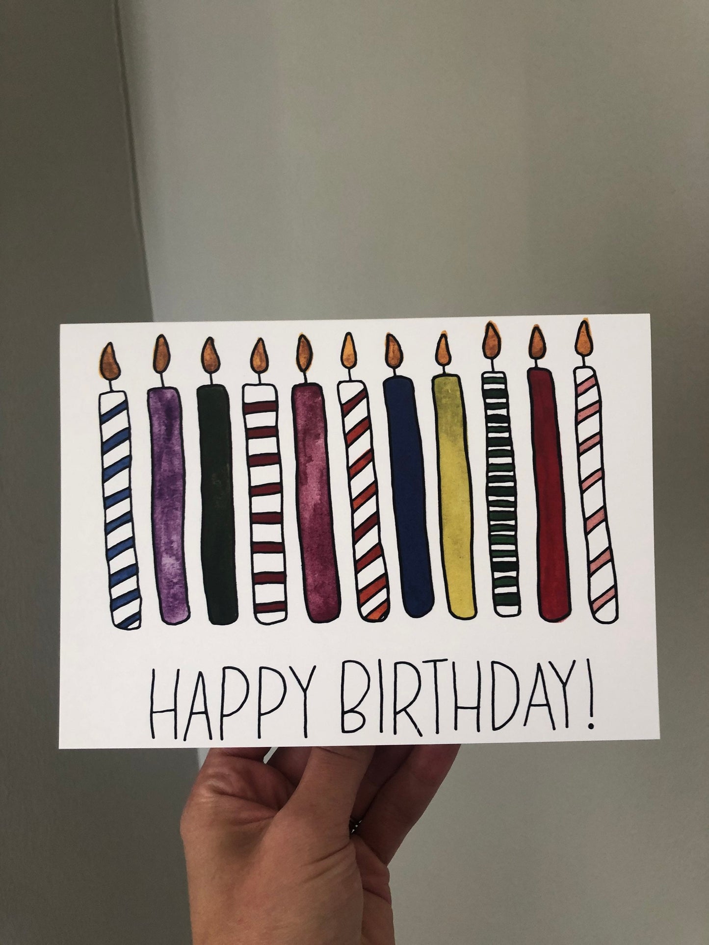 Birthday Candles Birthday Card